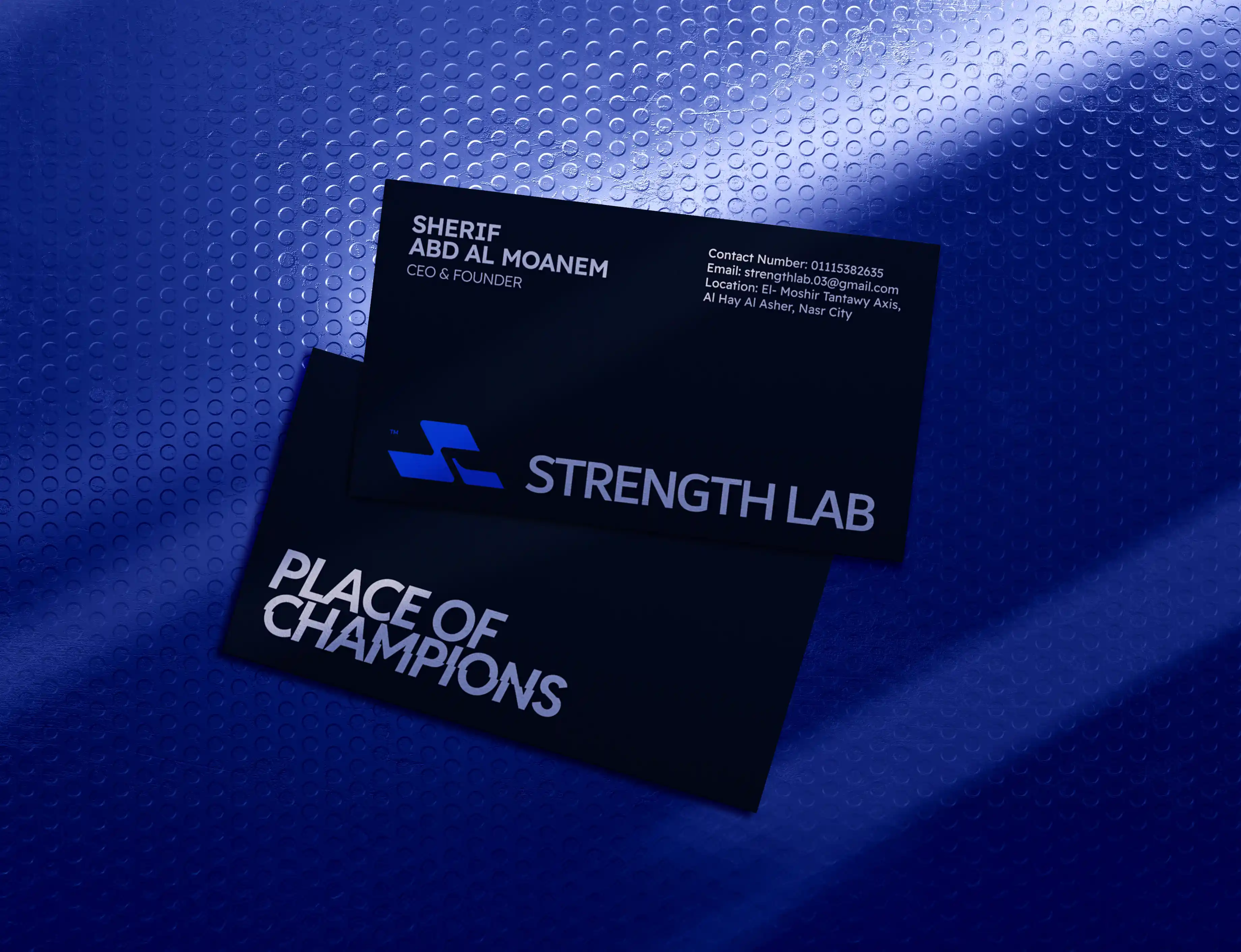 Strength Lab business cards